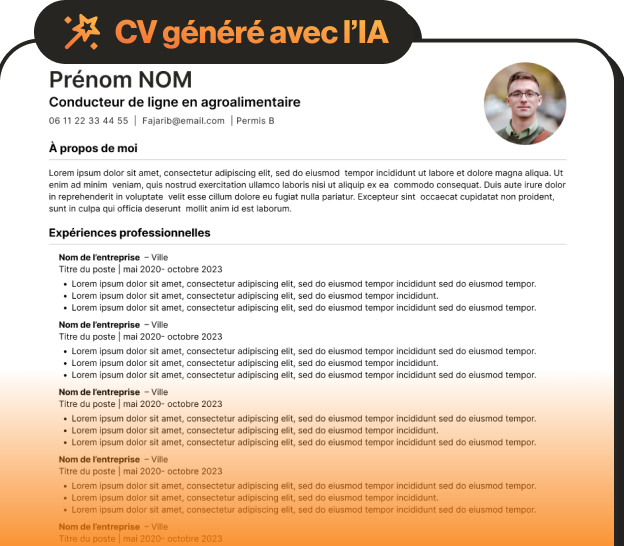 Exemple CV IA